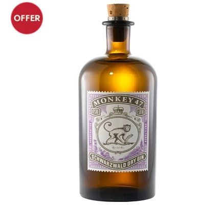 Monkey 47 Schwarzwald Dry Gin 50cl 1 Monkey 47 Schwarzwald Dry Gin 50cl