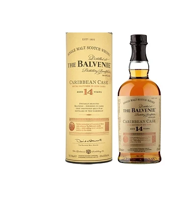 The Balvenie Caribbean Cask Aged 14 Year Old Single Malt 1 The Balvenie Caribbean Cask Aged 14 Year Old Single Malt